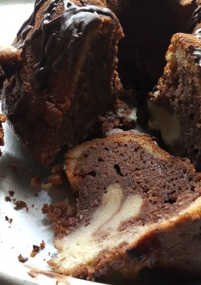 Una foto de Budín marmolado SIN HUEVOS