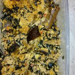A picture of Egusi soup.