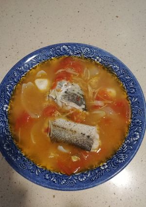 Una foto de Sopa de pescada