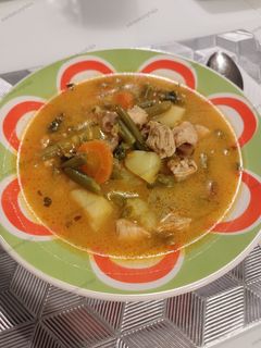 Legényfogó leves gyors főző edényben gluténmentesen recept fotója