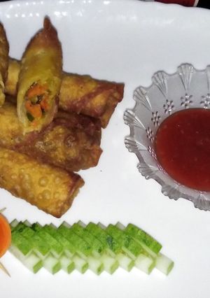 A picture of Spring roll #CookpadRamadan #CookpadRamadan k sath.