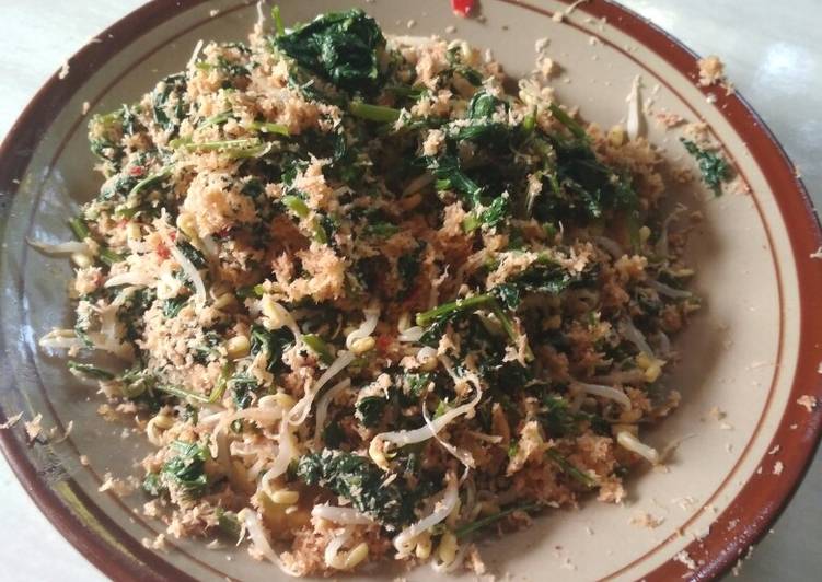 Urap bayam taoge