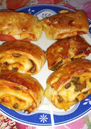 Mini pizza recept fotója