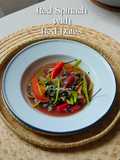 Red Spinach with Red Dates