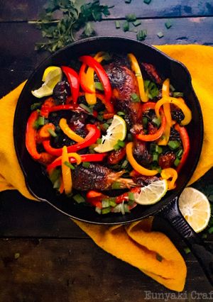 A picture of Oven Baked Chicken Thighs.