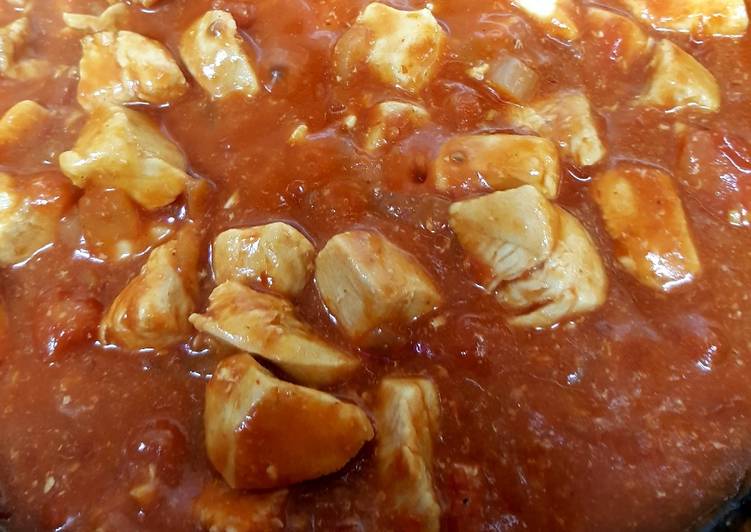 Recipe of Quick My Sweet Chilli Garlic Chicken with Pasta 😁