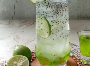 Foto resep Es Mojito syrup melon
