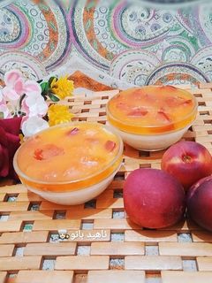 عکسی از دستور دسر وانیلی با شلیل 😍👌