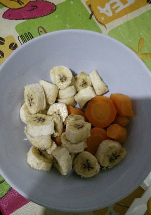 Foto resep MPASI Puree Wortel Pisang 6+