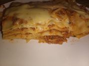 Una foto de que cocinar hoy lasagna