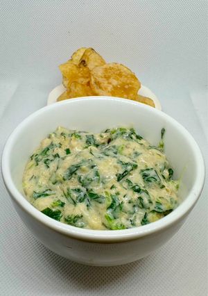A picture of Spinach Artichoke Dip (Vegan).
