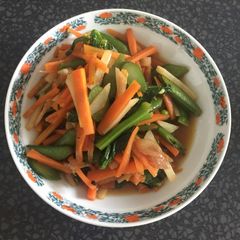A picture of Colorful vege.