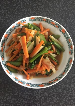 A picture of Colorful vege.