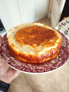 Una foto de Tarta de queso fit alta en proteínas y baja en calorías