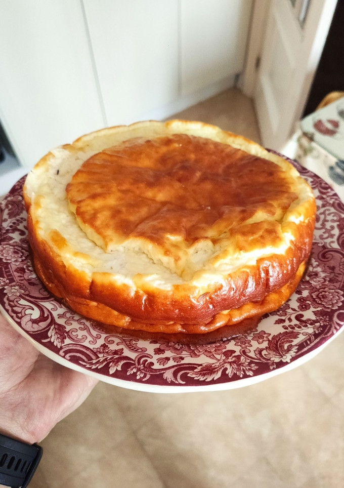 Una foto de Tarta de queso fit alta en proteínas y baja en calorías