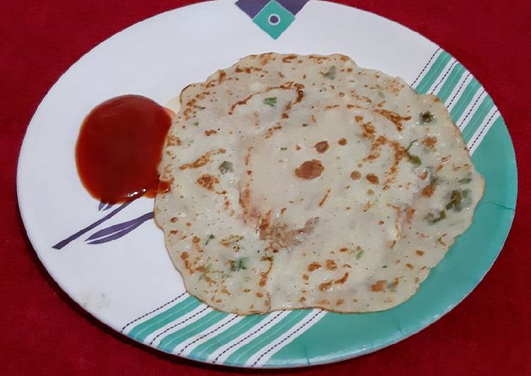 Steps to Prepare Speedy Moongdaal dosa/ pesarittu (my style)