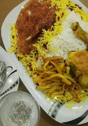 عکسی از دستور زرشک پلو با مرغ