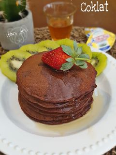 Foto resep 108. Fluffy Pancake Coklat