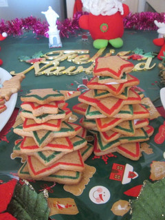 Una foto de Galletas navideñas con jengibre y miel
