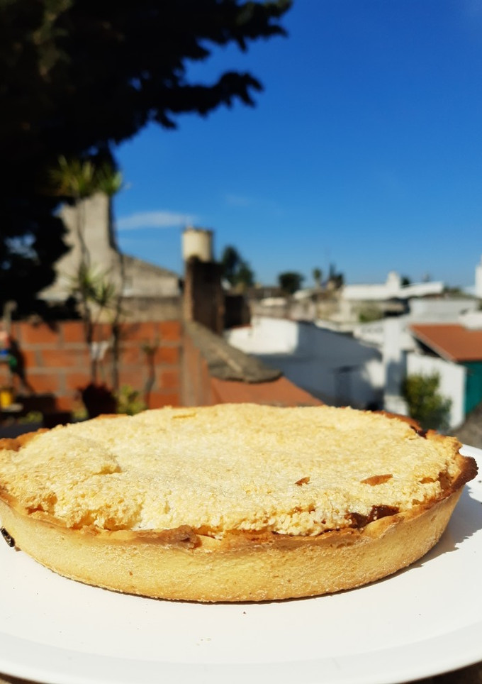 Una foto de Tarta de coco con dulce de leche 🤤
