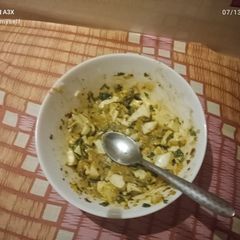 A picture of Best boiled scrambled eggs.
