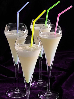 Una foto de Batido de limón cremoso