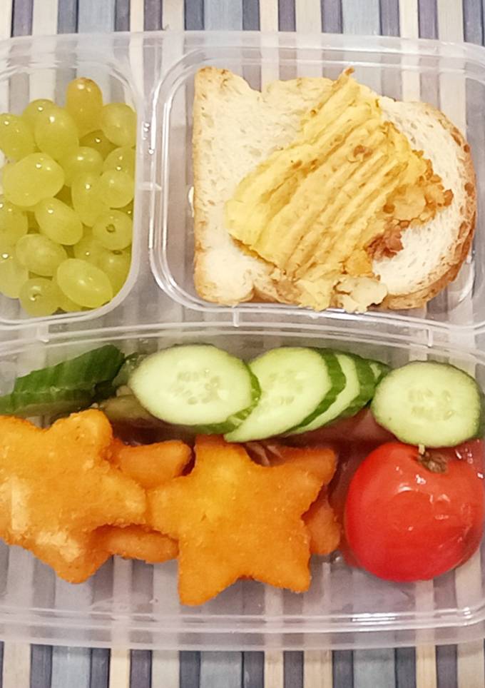 Resep Bento sehat - roti lapis oleh Nine Indriati - Cookpad