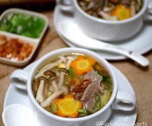 Cara Cepat Sup daging simejhi Yummy Mantul