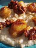 Papas de Aveia com Banana e Noz