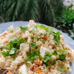 A picture of Little Millet Paneer Rice.
