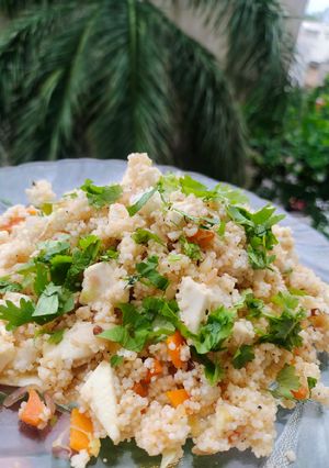 A picture of Little Millet Paneer Rice.