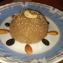 Semolina cake /halwa A picture of Semolina cake /halwa.