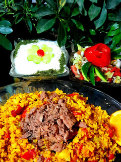 عکسی از دستور دمی گوجه (مخلوط گمنه وبرنج)