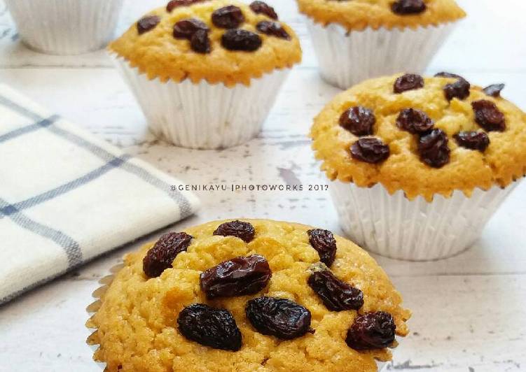 Resep Vanilla Raisin Muffin yang Lezat