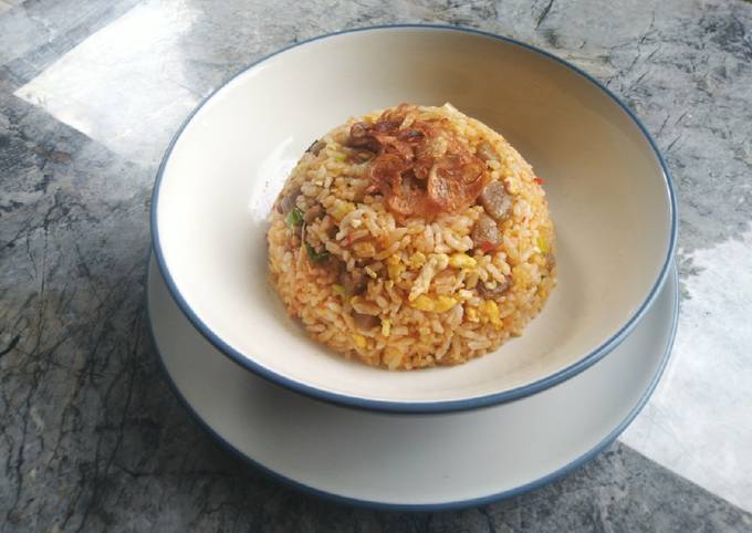 Nasi goreng sambel terasi praktis