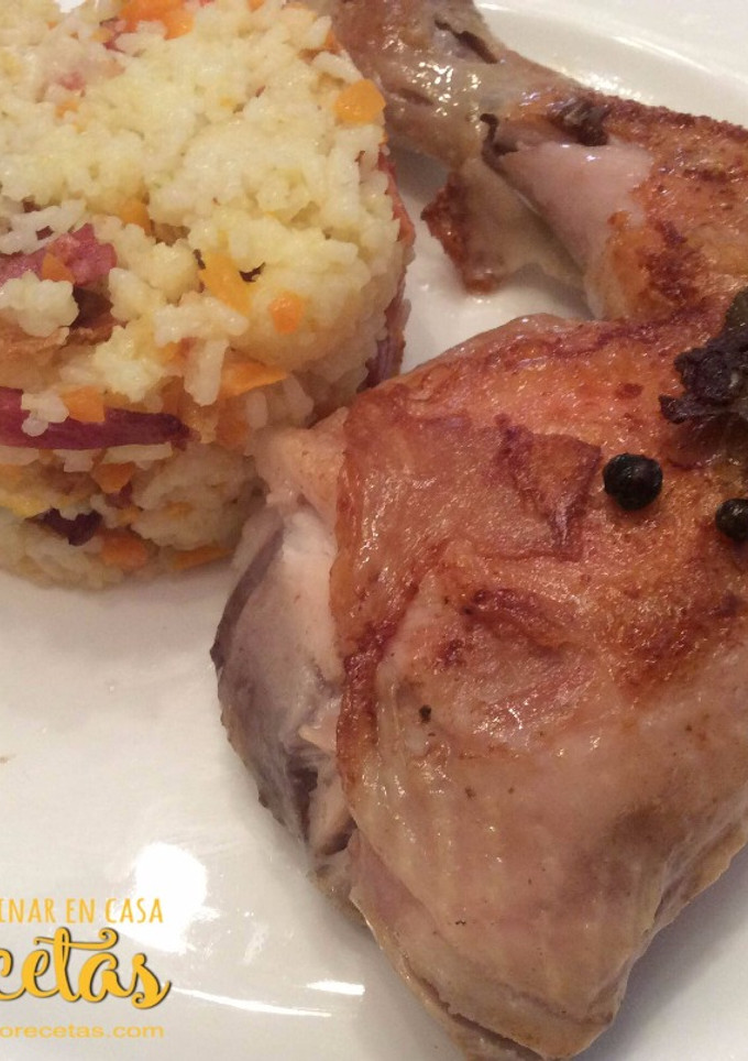 Una foto de Confit de pollo - Sous Vide