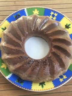 Una foto de Flan ligero al microondas