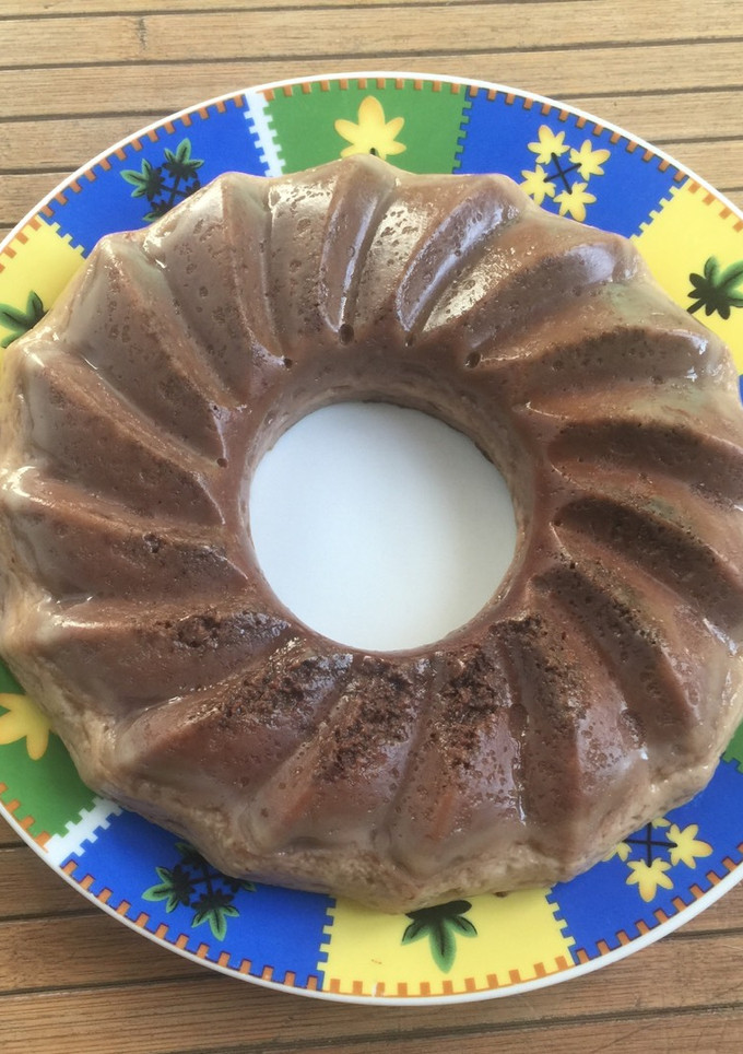 Una foto de Flan ligero al microondas