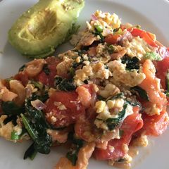A picture of Breakfast for one.