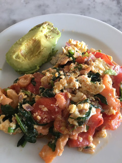 A picture of Breakfast for one.