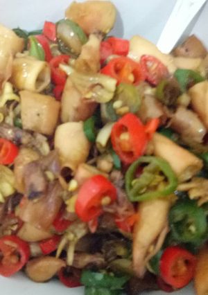 Foto resep Cumi asin asem pedas