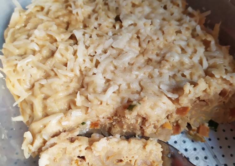 Makaroni telur kukus non msg