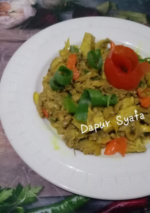 Foto resep Tumis Bunga Pisang