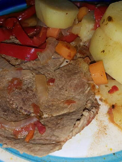 Una foto de Bifes a la portuguesa