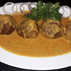 A picture of Jackfruit kofta.