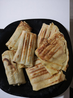 Una foto de Creps rellenos de champiñones