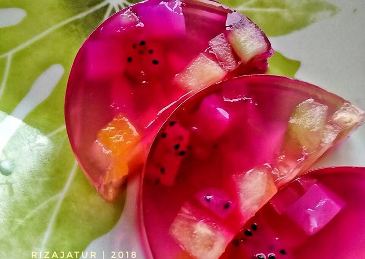Resep Tropical Fruit Pudding yang Enak