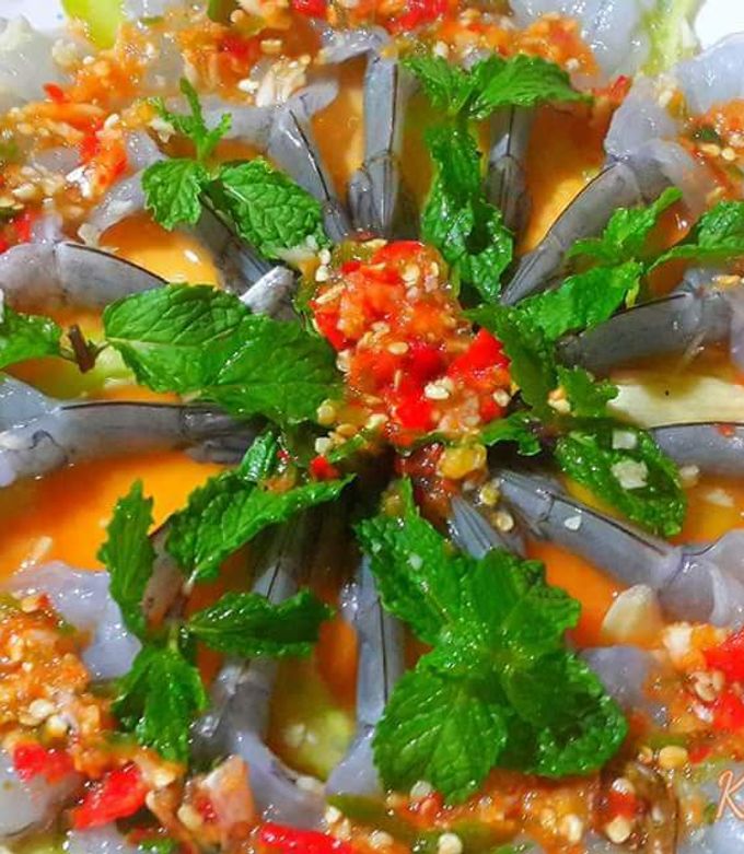 รูปของ กุ้งแช่น้ำปลาโซดามะนาว