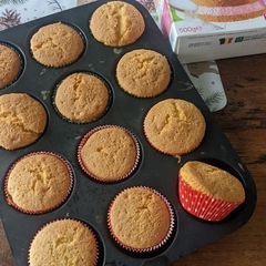 A picture of Vanilla Muffins - Cup cakes.