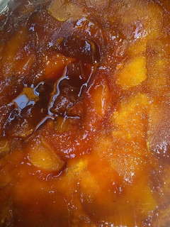 Una foto de Tarta invertida de manzana
